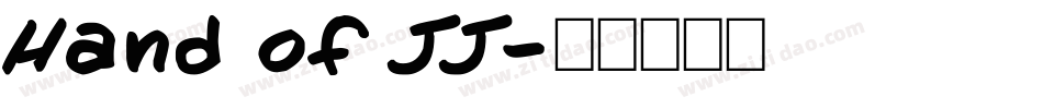 Hand of JJ字体转换